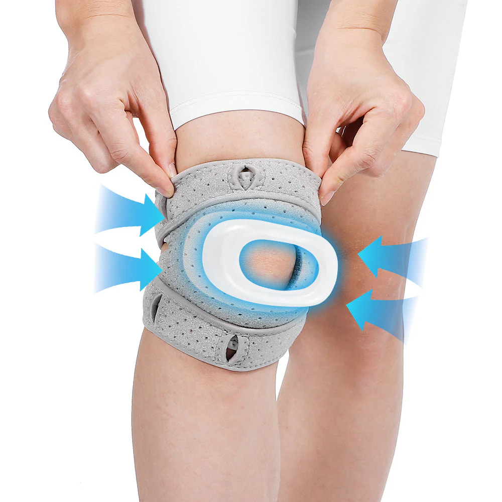 Adjustable Patella Tendon Strap for Sports – 2 Pack